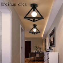 Load image into Gallery viewer, American creative home stairs hallway hallway lamp corridor porch lamp lamp crystal lamp