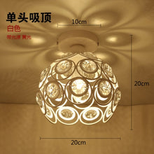 Load image into Gallery viewer, American creative home stairs hallway hallway lamp corridor porch lamp lamp crystal lamp