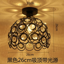 Load image into Gallery viewer, American creative home stairs hallway hallway lamp corridor porch lamp lamp crystal lamp
