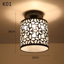 Load image into Gallery viewer, American creative home stairs hallway hallway lamp corridor porch lamp lamp crystal lamp