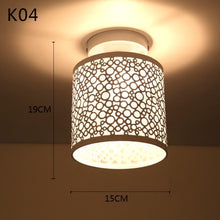 Load image into Gallery viewer, American creative home stairs hallway hallway lamp corridor porch lamp lamp crystal lamp