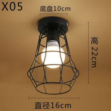 Load image into Gallery viewer, American creative home stairs hallway hallway lamp corridor porch lamp lamp crystal lamp