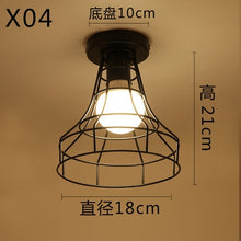 Load image into Gallery viewer, American creative home stairs hallway hallway lamp corridor porch lamp lamp crystal lamp