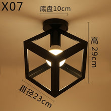 Load image into Gallery viewer, American creative home stairs hallway hallway lamp corridor porch lamp lamp crystal lamp